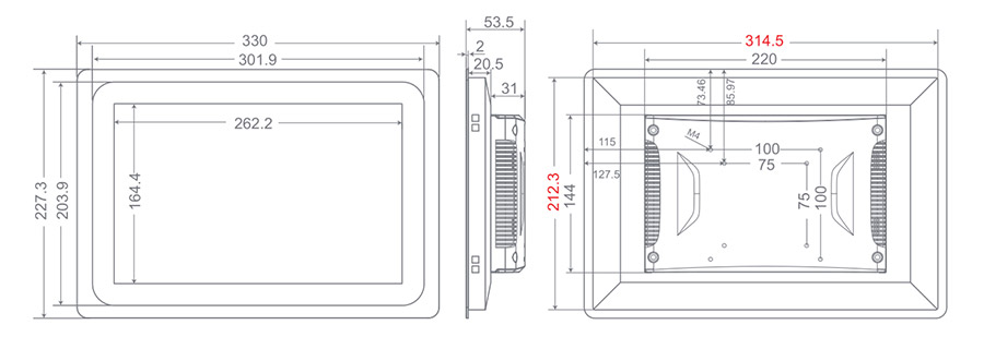  tpc121 m2 dimensions