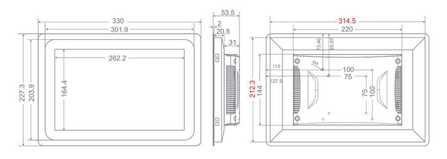  tpc121 m2 dimensions