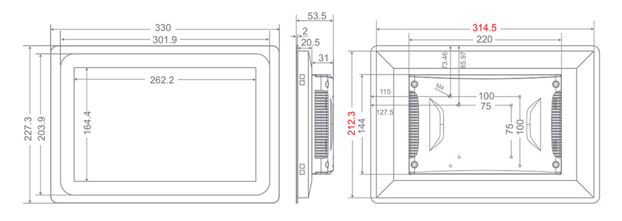  tpc121 m2 dimensions