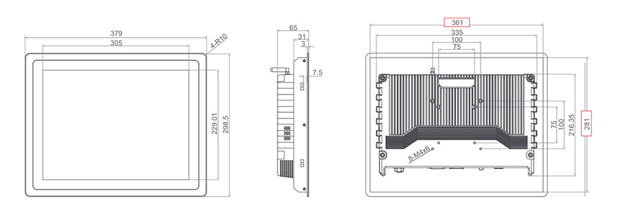  tpc150 m2 dimensions