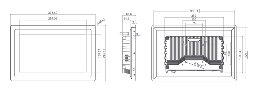  tpc133 m2 dimensions