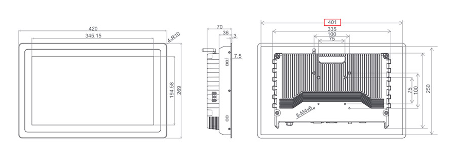  tpc156 m2 dimensions