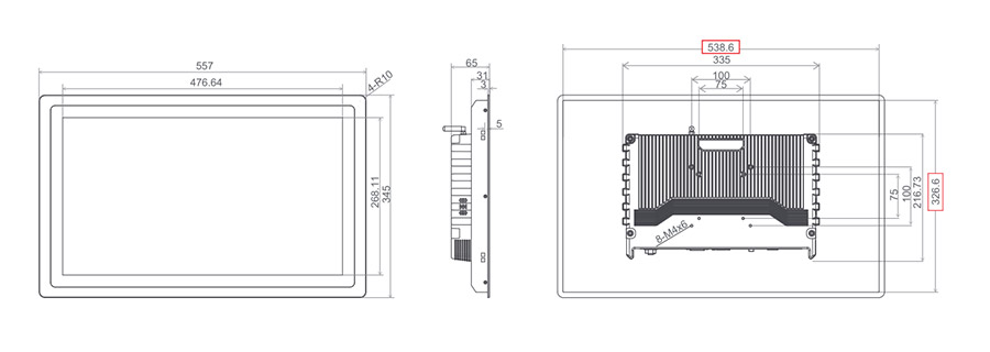  tpc215 m2 dimensions