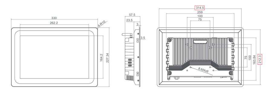  tpc121 m2 dimensions