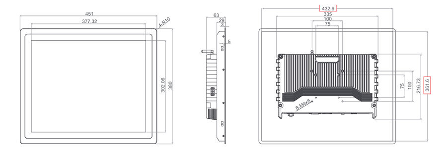  tpc190 m2 dimensions