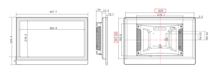  tpc173 m4 dimensions