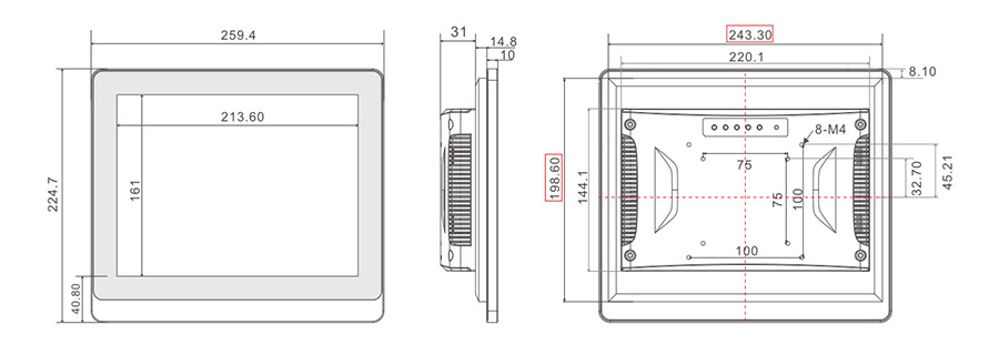  tpc104 m2 dimensions