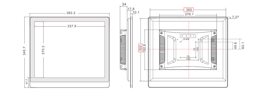  tpc170 m2 dimensions