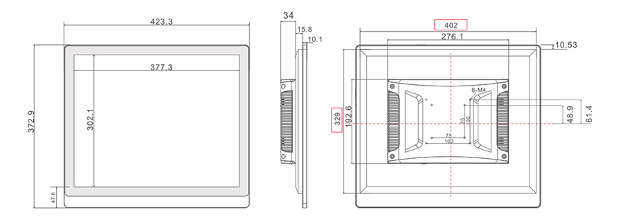  tpc190 m2 dimensions