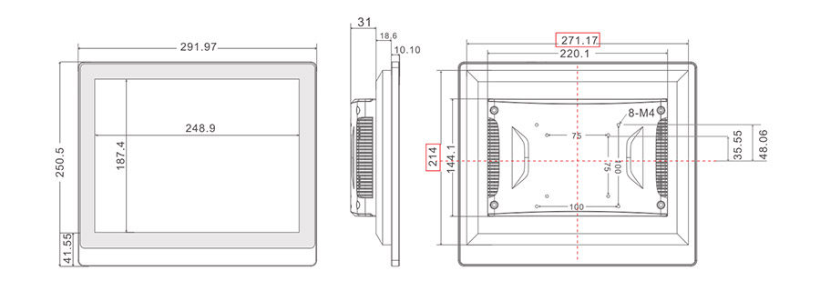  tpc120 m2 dimensions