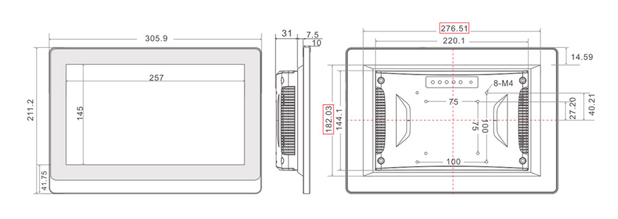  tpc116 m2 dimensions