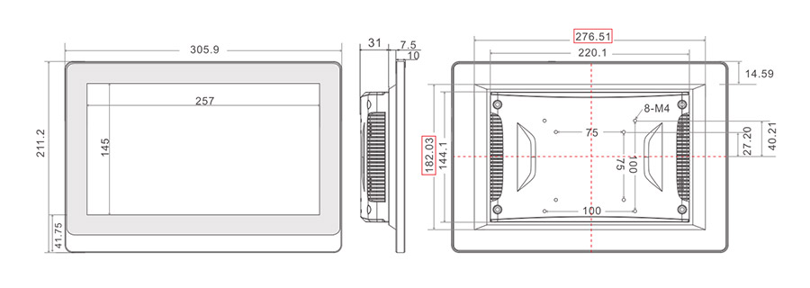  tpc116 m2 dimensions