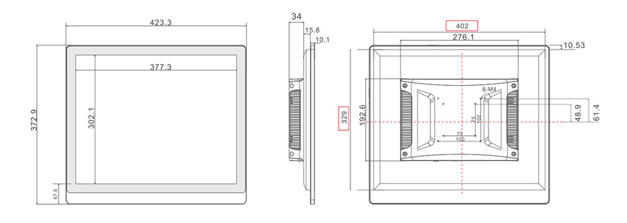  tpc190 m2 dimensions