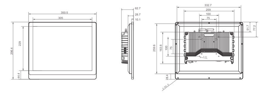  tpc150 m2 dimensions