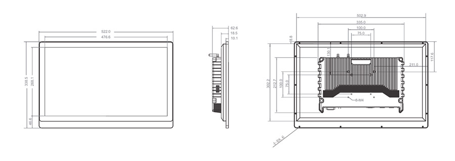  tpc215 m2 dimensions