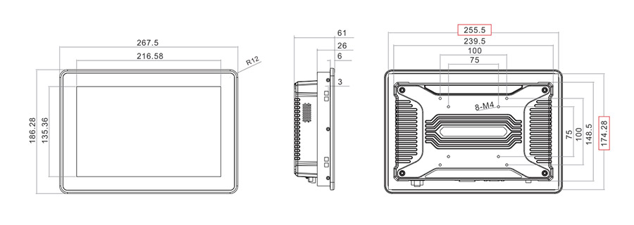  tpc101 m2 dimensions