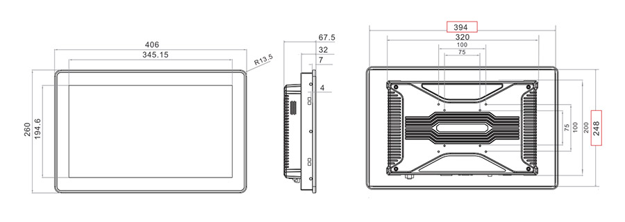  tpc156 M5 dimensions