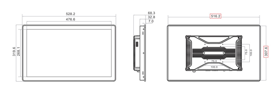  tpc215 M5 dimensions