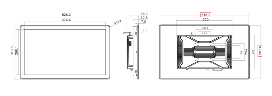  tpc215 m2 dimensions