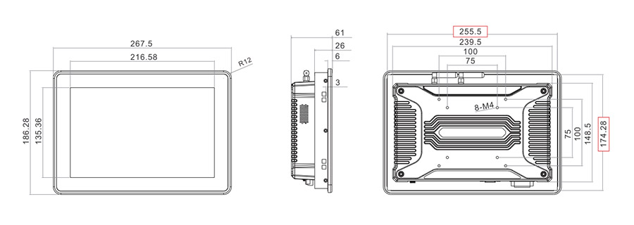  tpc101 m2 dimensions