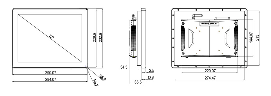  tpc120 A19 dimensions