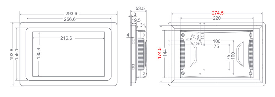  tpc101 M8 dimensions