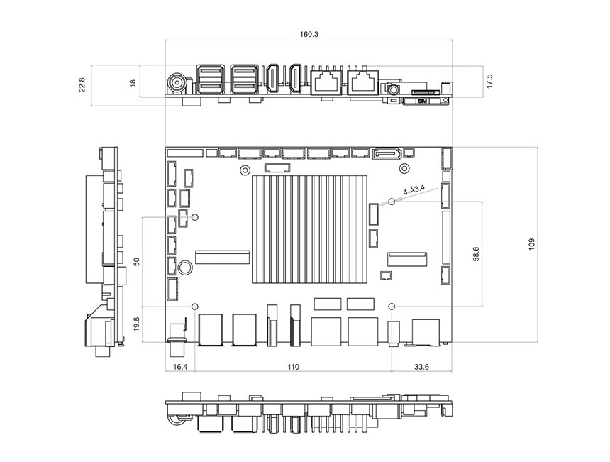  tpc101 M5 dimensions