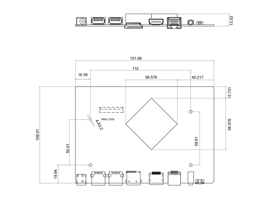  tpc101 M5 dimensions