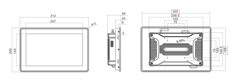  tpc116 m2 dimensions