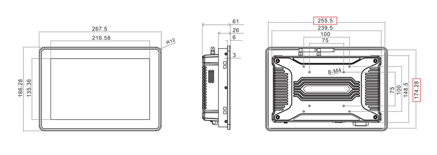  tpc101 m2 dimensions