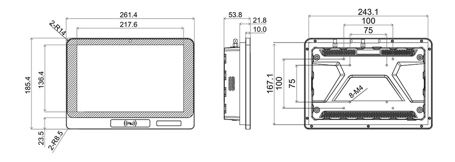  tpc101 m2 dimensions