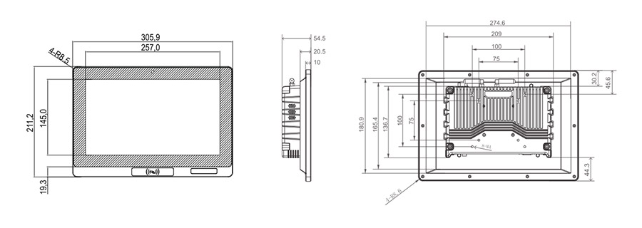  tpc116 m2 dimensions