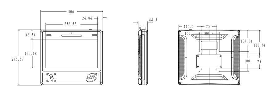  tpc116 m2 dimensions