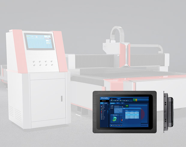 dokunarak düşünmek 10.1 inch Panel Mount LCD Display Embedded in CNC Machine 