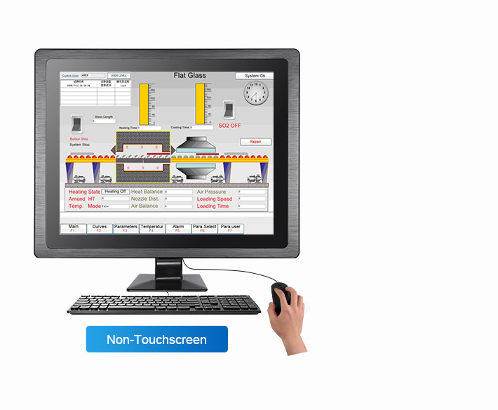 touchthink Non-touch Panel Mount LCD Display For Non-touch screen 