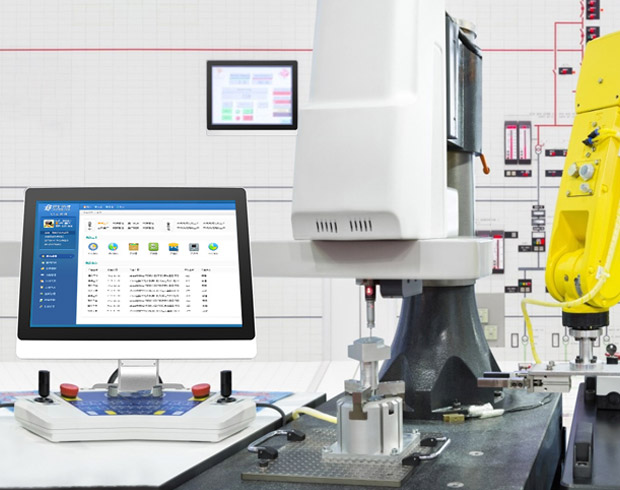 touchthink Panel Mount LCD Display VESA Mount Installation Used in Production Workshop 