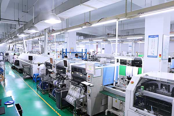  TouchThink production line workers