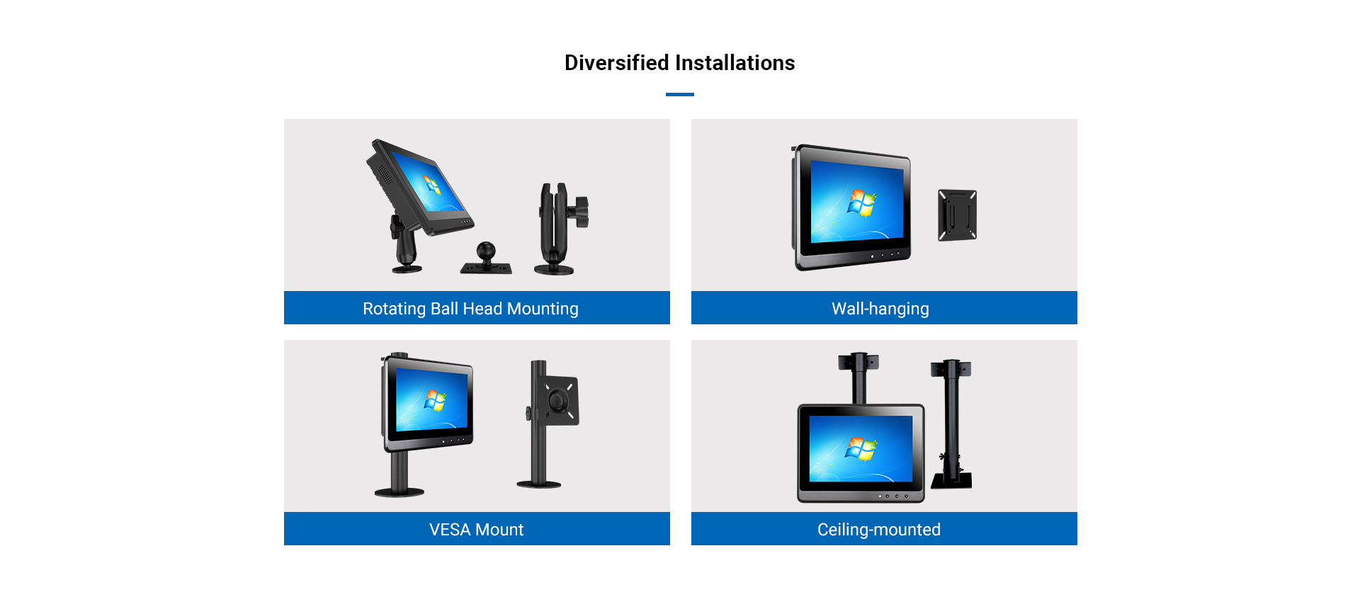  Vehicle Mounted Windows All-In-One Panel PC