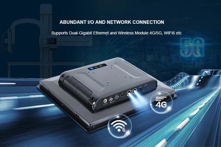 Allinone PC with Abundant IO and Network Connection