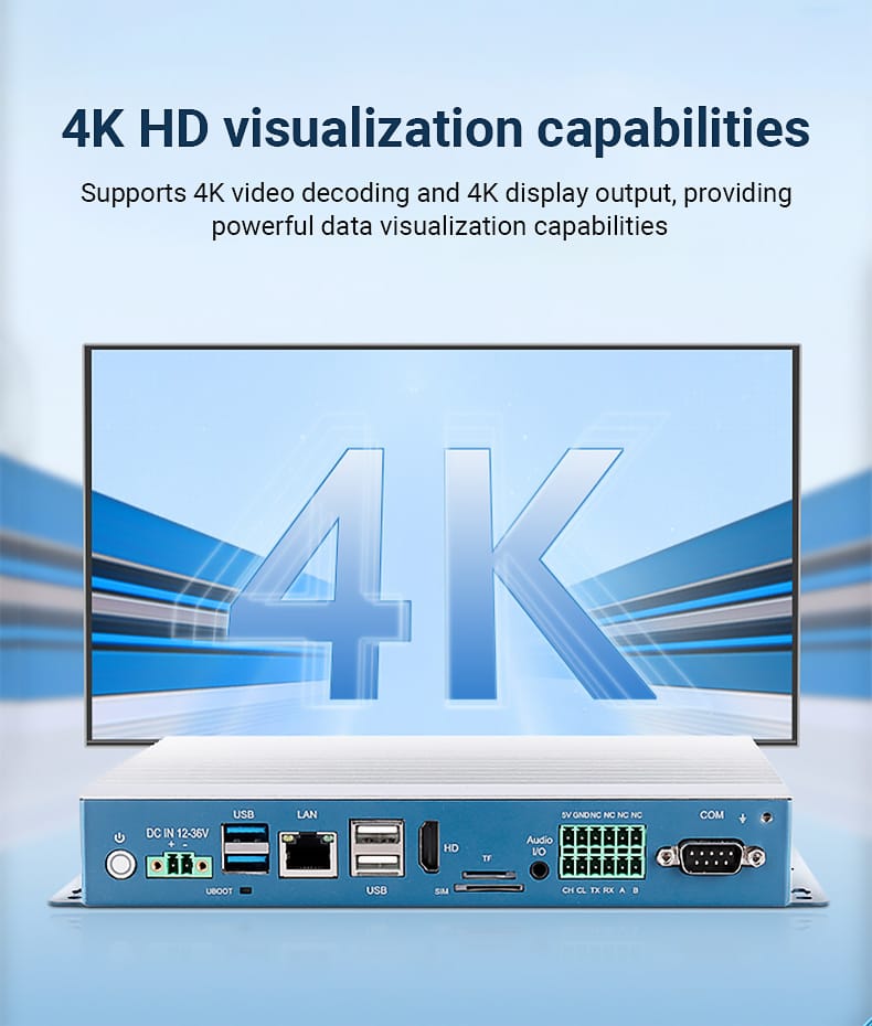 4K HD supported industrial computer