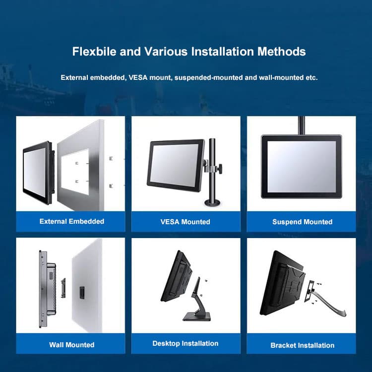 Installation Ways of All-in-One Rugged Panel PC