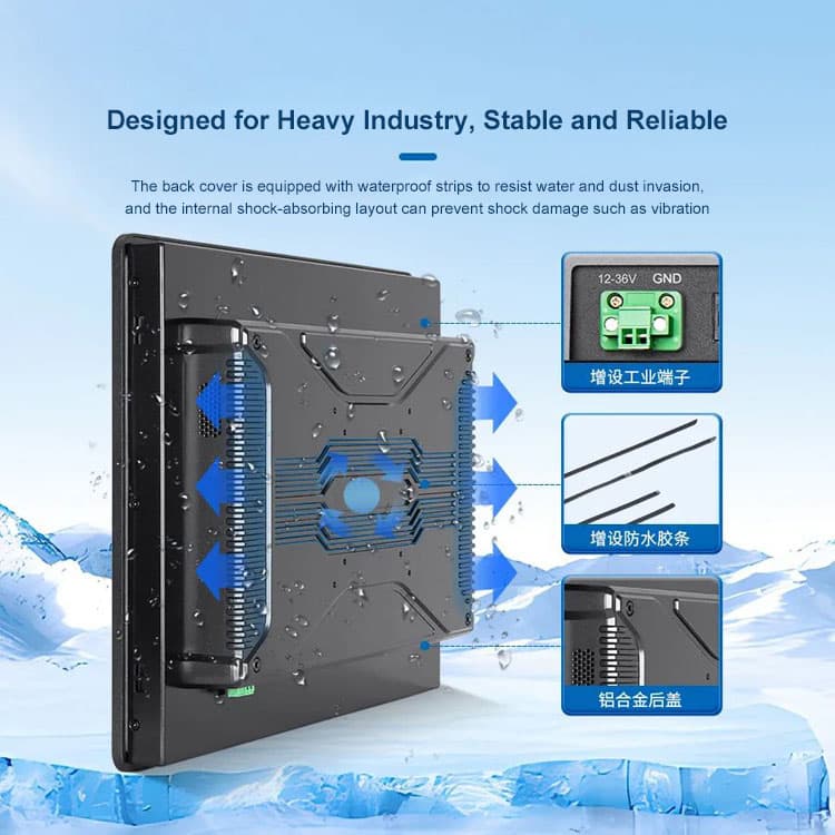 Stable and Reliable All in one Panel PC Designed for heavy Industry