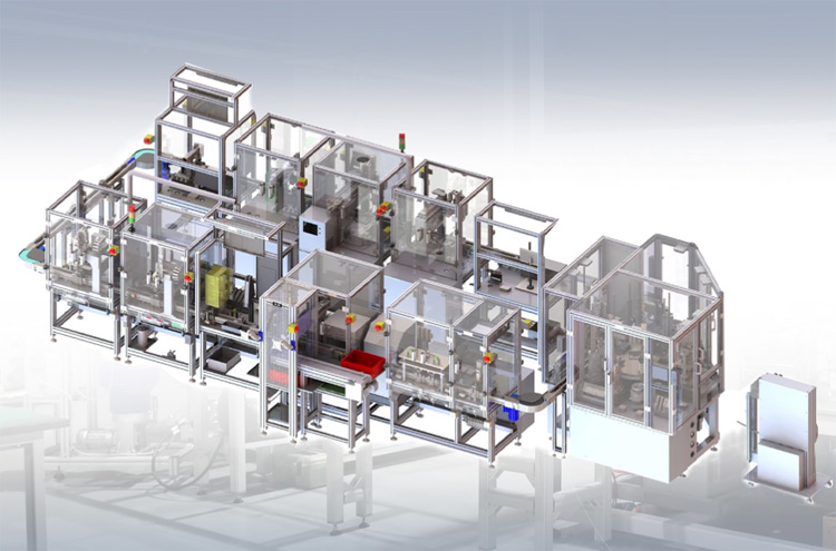 embedded industrial monitor TPC-M2 automobile parts assembly and testing equipment