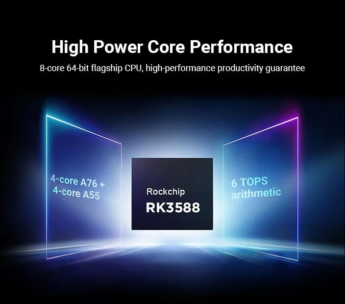 High power RK3588 all in one pc 8 core 64bit CPU