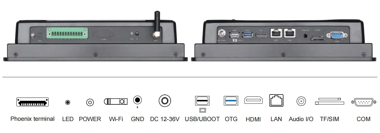 10.4 Inches Rugged All in One Panel PC Phoenix WIFI OTG USB HDMI-TouchThink