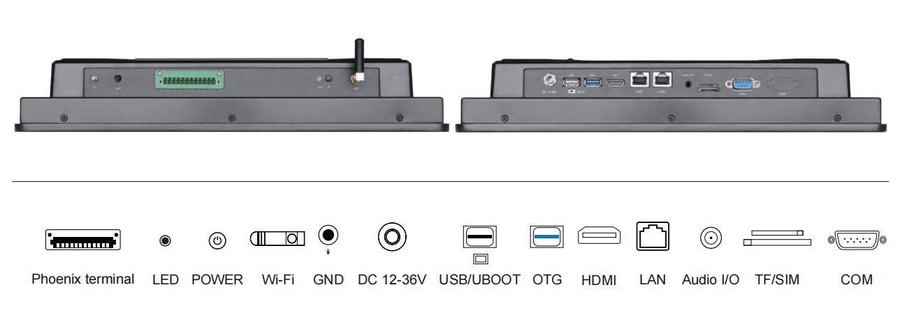 15 Rugged Panel PC Contact Port TouchThink 5Gen RK3588