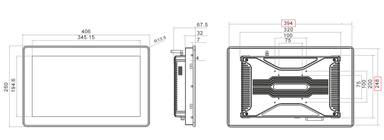 15.6 Rugged Panel PC RK3588 Industrial touscreen computers-1