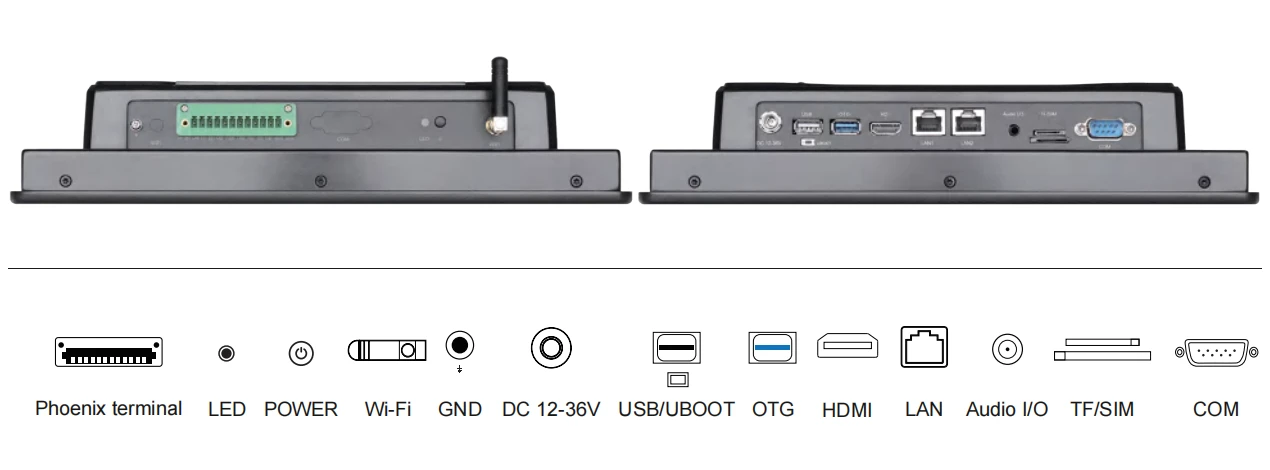 Rugged All in one touchscreen pc Phoenix Contact-TouchThink