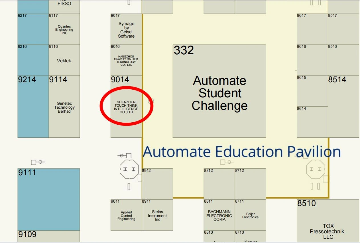 Booth in Automate 2025-TouchThink