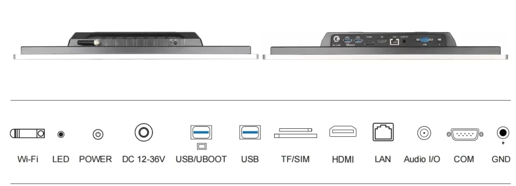 WIFI DC12-36V 17 Ultra Slim Panel PC-IPC Manufacturer